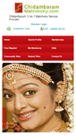 Mobile Screenshot of chidambarammatrimony.com
